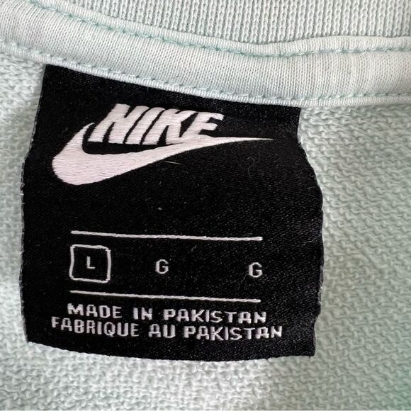 3PC Nike Aqua Blue Acid Washed Short Set - Picture 3 of 16